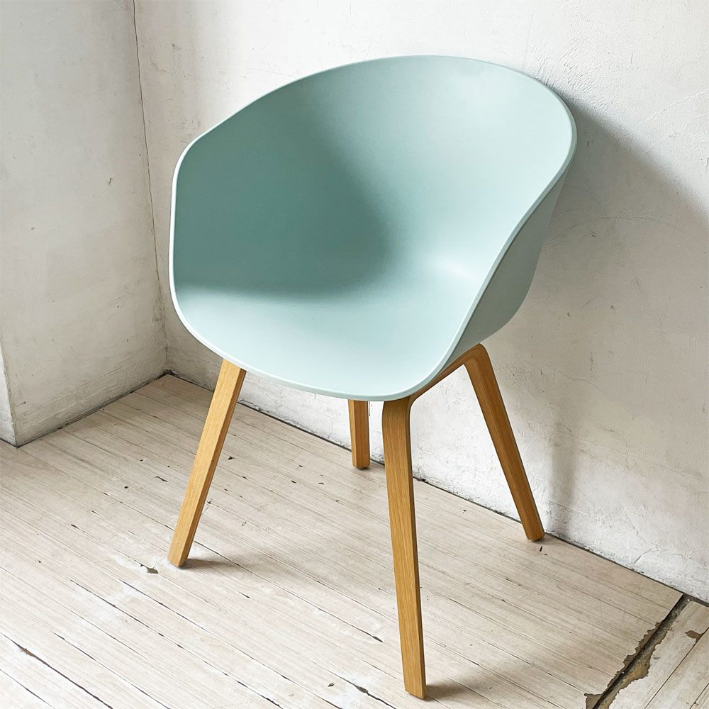 ヘイ HAY アバウト ア チェア ABOUT A CHAIR AAC22 アームチェア ダイニングチェア ダスティミント ヒー・ウェリング 北欧家具 ￥59,400- A ★
