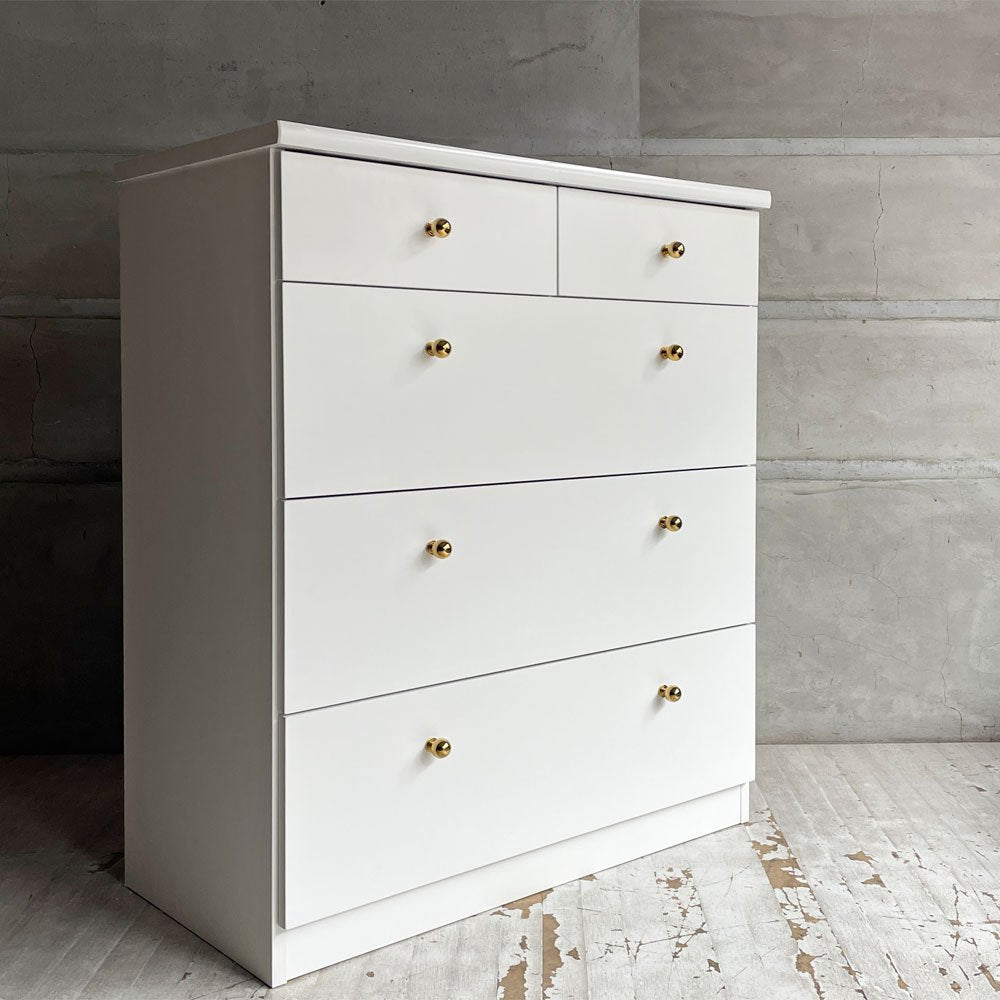 フランフラン Francfranc エルドラド ELDORADO チェスト M 5ドロワー メラミン天板 大理石柄 定価￥59,800- ♪