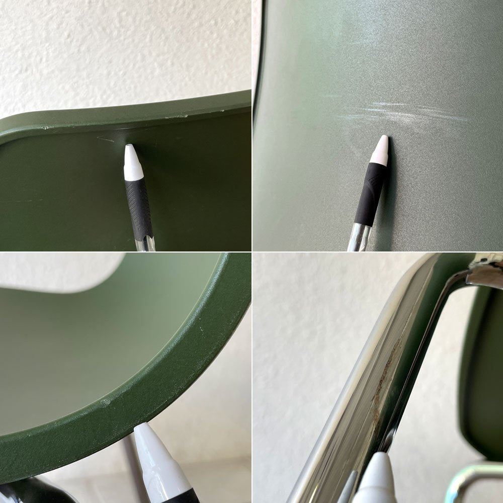 ヴィトラ vitra ハルチューブ HAL Tube サイドチェア ダイニングチェア スタッカブル グリーン ジャスパー・モリソン C ◇