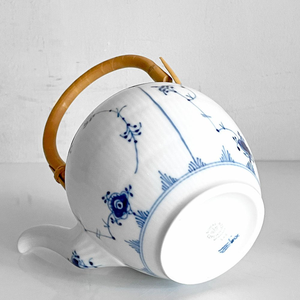 ロイヤルコペンハーゲン ROYAL COPENHAGEN ブルーフルーテッド Blue Fluted ジャパニーズ Japanese ティーポット 急須 デンマーク製 北欧 廃番■