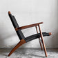カールハンセン＆サン Carl Hansen & Son CH25 イージーチェア ラウンジチェア ウォールナット材 ブラックペーパーコード ハンス・J・ウェグナー デンマーク 北欧家具 ■