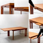 カッシーナ Cassina ベルリーノ Berlino エクステンション ダイニングテーブル チェリー材 W145-205-265cm C.R.Mackintosh イタリアモダン ●