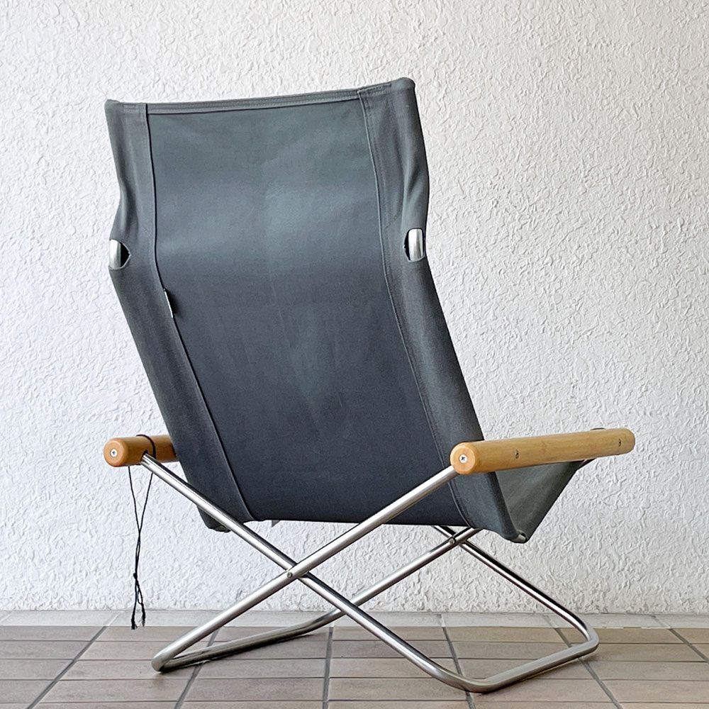 ニーチェア エックス Ny chair X フォールディングチェア グレー 折畳チェア 新居 猛 MoMA ◇