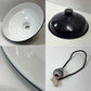 パシフィックファニチャーサービス P.F.S ホーロー ペンダントライト ENAMEL LAMP SHADE 14 ソケットコード付き ブラック ●