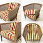 ドレクセルヘリテイジ DREXEL HERITAGE トライユン TRIUNE アップホルスタリーチェア UPHOLSTERY CHAIR ラタン張り USビンテージ A ●