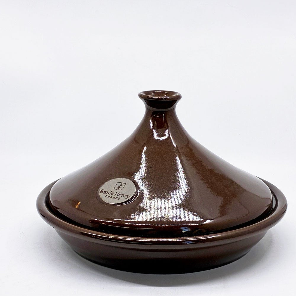 エミールアンリ Emile Henry フレイム タジン FLAME Tagine タジン鍋 直径26cm ブラウン系カラー セラミック製 ●