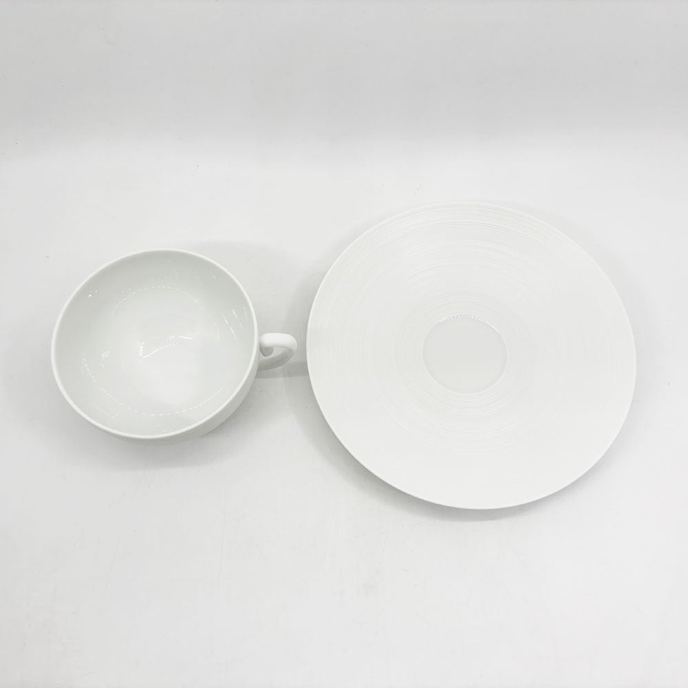 ジャン ルイ コケ JL Coquet エミスフェール Hemisphere ティーカップ＆ソーサー 磁器 洋食器 フランス A ●