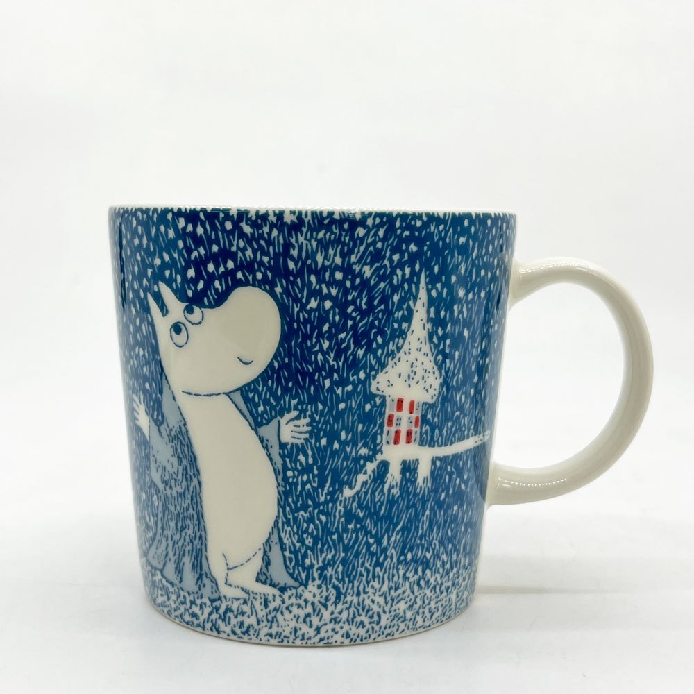 アラビア ARABIA ムーミンマグ MOOMIN ライトスノーフォール 2018年冬限定 フィンランド 北欧食器 ●