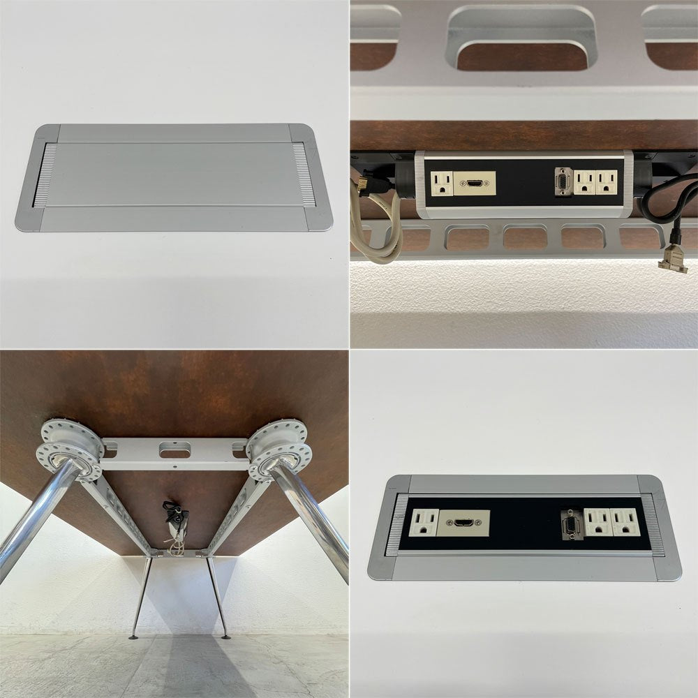 ヴィトラ vitra. メダモルフ MedaMorph 180×120 カンファレンステーブル Conference Table ワークテーブル オフィスデスク ミーティングテーブル アルベルト・メダ Alberto Meda 会議用テーブル 〓