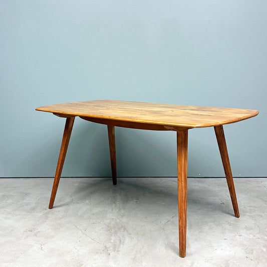 アーコール ERCOL レクタングル ダイニングテーブル Rectangle Dining Table エルム材 W137cm UKビンテージ UK Vintage ◎