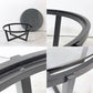 カッシーナイクスシー CASSINA ixc. ラーゴ LAGO ダークグレーガラス センターテーブル Ø90cm ミニマルモダン イタリア ●