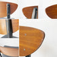 ネイサンファニチャー NATHAN Furniture チークプライウッド ブラックフレーム ダイニングチェア UKビンテージ 北欧スタイル A ★
