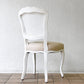 サラグレース Sarah Grace SGD デビュー ダイニングチェア DEBUT DINING CHAIR CHARM BD WHITE&NATURAL LINEN ラタンバック アンティーク風 参考定価 \55,000- B ◇