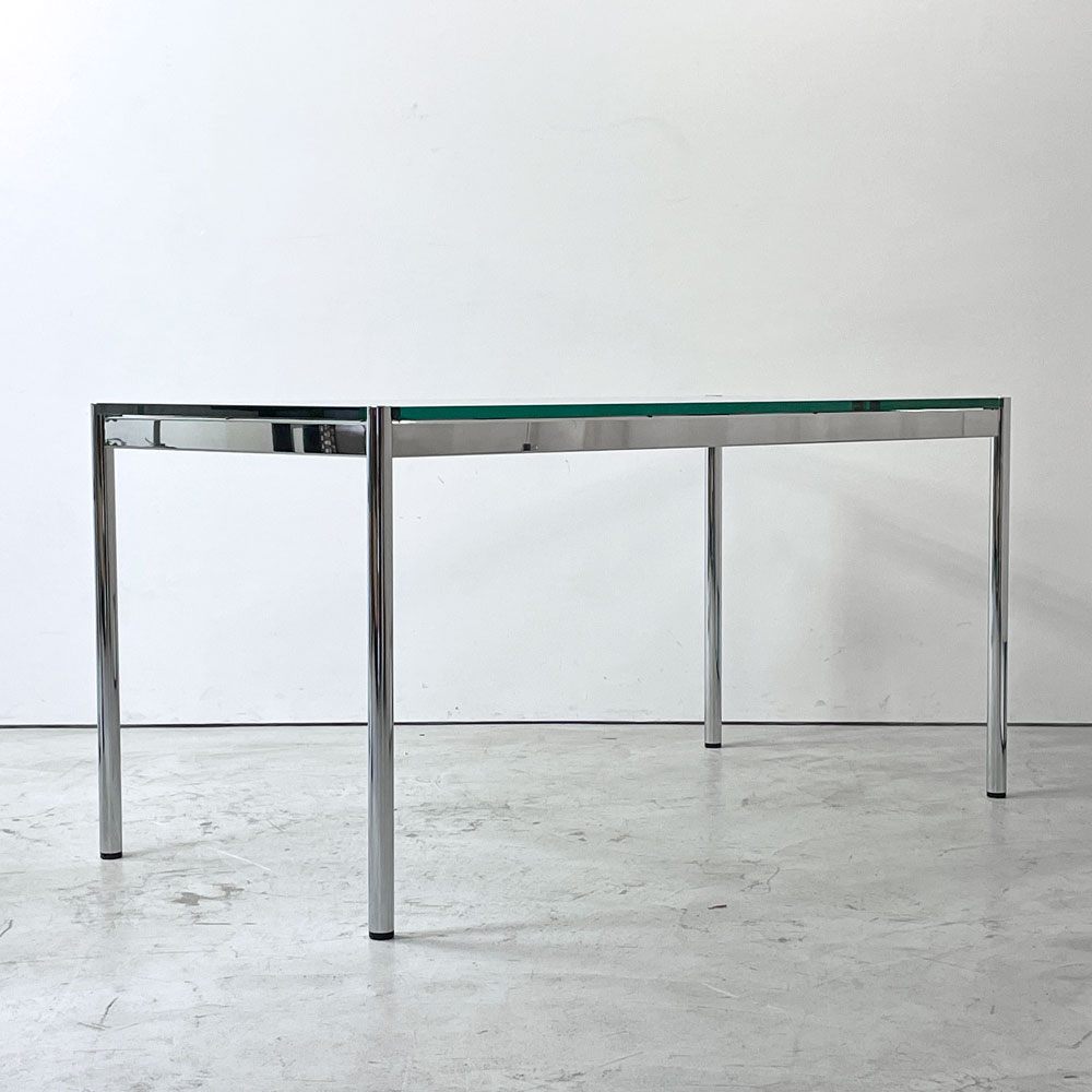 USMハラー USM Haller モジュラーファニチャー Modular Furniture ハラーテーブル ワークテーブル W150 ガラス天板 スイス ●