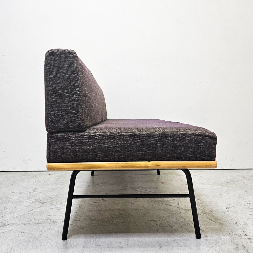 ウニコ unico ファニート ベンチ バックレスト FUNEAT bench backrest 鉄脚 オーク材  スチールレッグ カバーリング カフェスタイル W126cm 定価￥65,780- ●