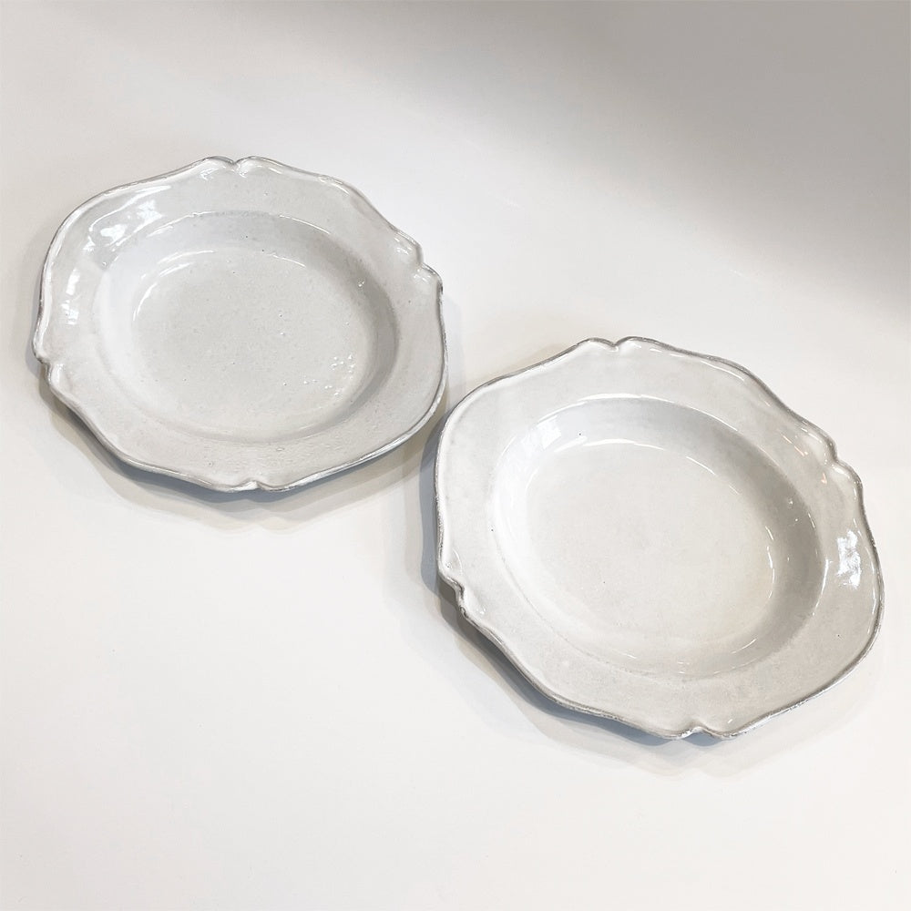 アスティエ・ド・ヴィラット ASTIER de VILLATTE バック Bac ラージ スーププレート 深皿 美品 フランス A ★