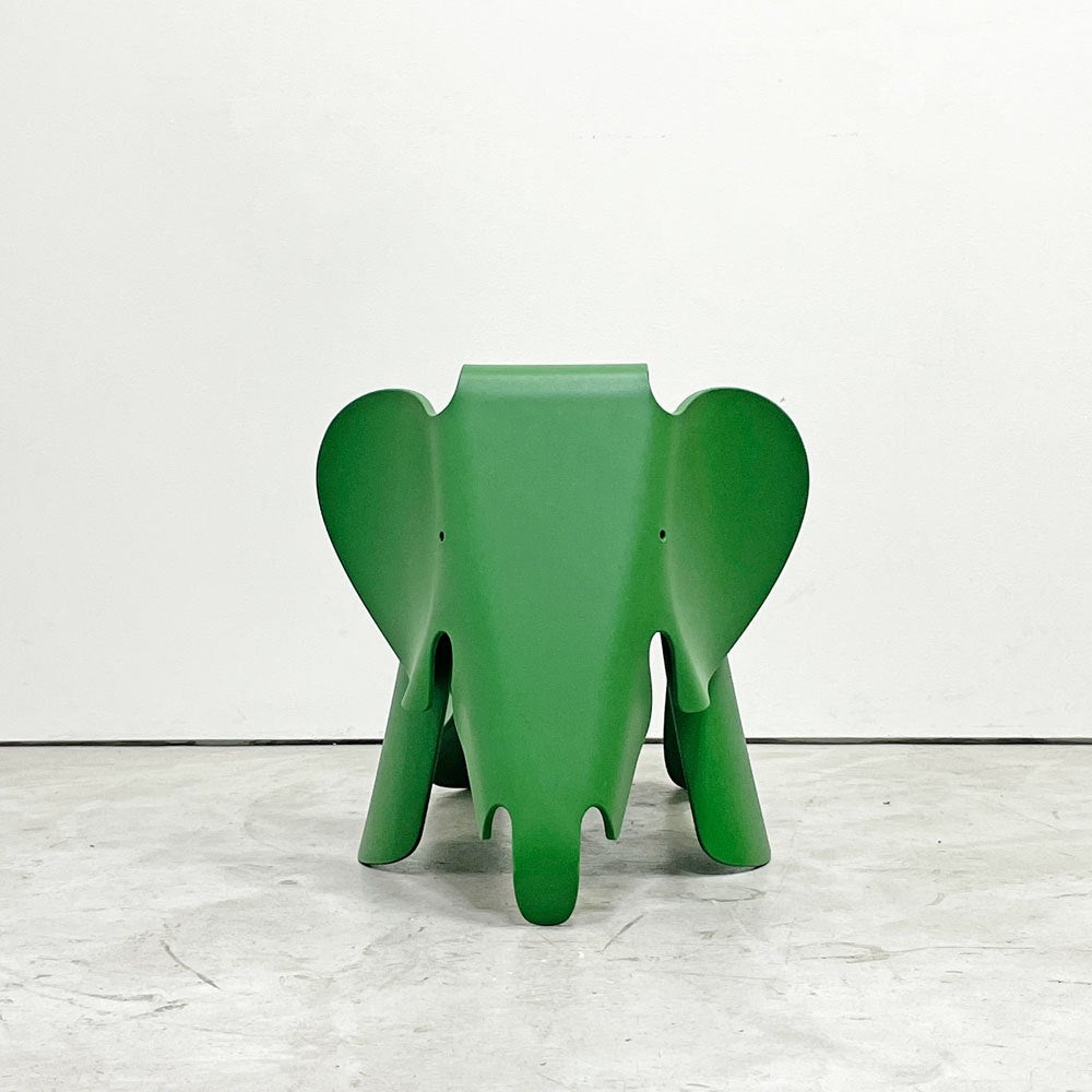 ヴィトラ Vitra イームズ エレファント Eames Elephant オブジェ チェア スツール グリーン ポリプロピレン 店舗什器 ●
