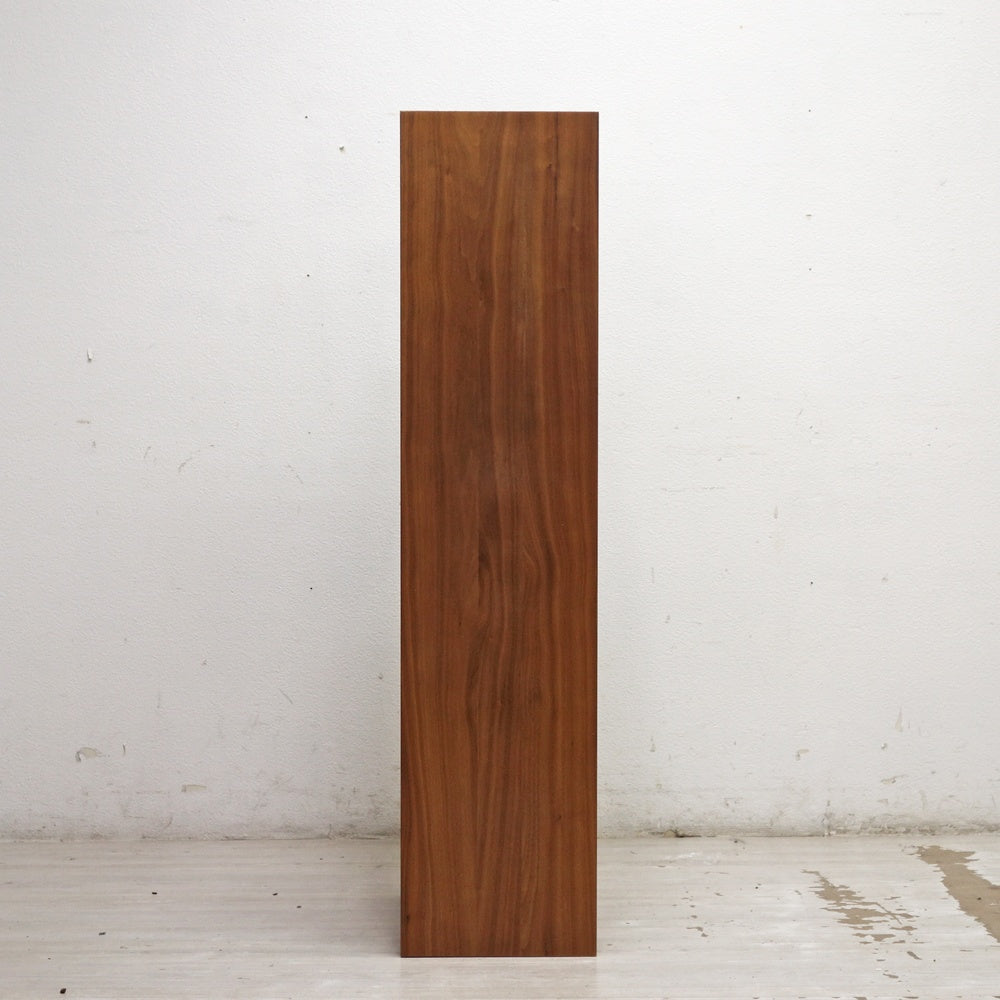 無印良品 MUJI スタッキングシェルフ 1列3段 ウォールナット材 オープンシェルフ 本棚 飾り棚 収納棚 ナチュラルデザイン ●