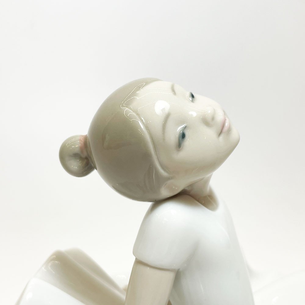 リヤドロ LLADRO ナオ NAO バレリーナ 少女 白磁 置物 オブジェ フィギュリン スペイン ★