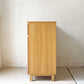 無印良品 MUJI オーク材 キャビネット 木製扉 W80 木製収納 ナチュラル シンプルモダン ★