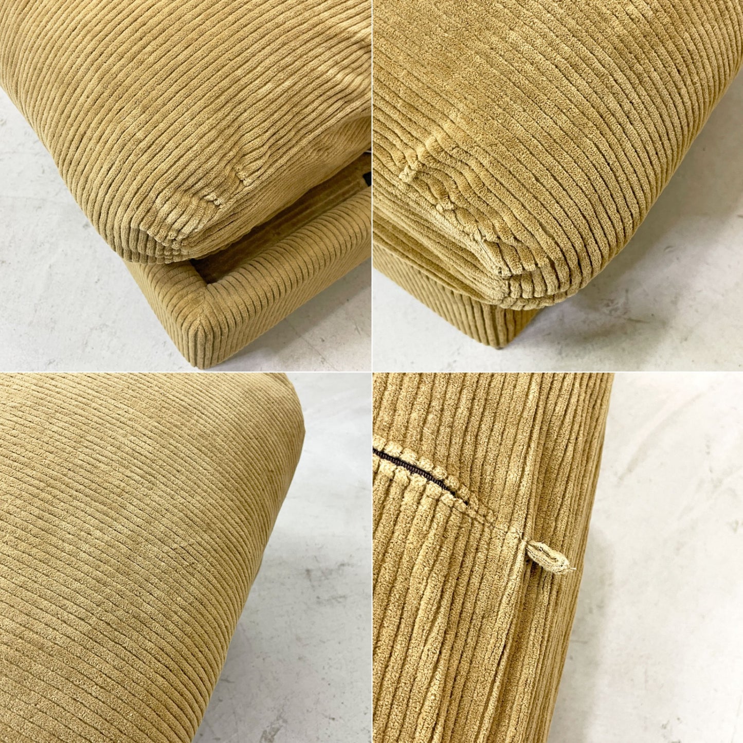 トラックファニチャー TRUCK FURNITURE FKソファ FK SOFA オットマン F-21 コーデュロイ フェザークッション ウォールナット材 ●