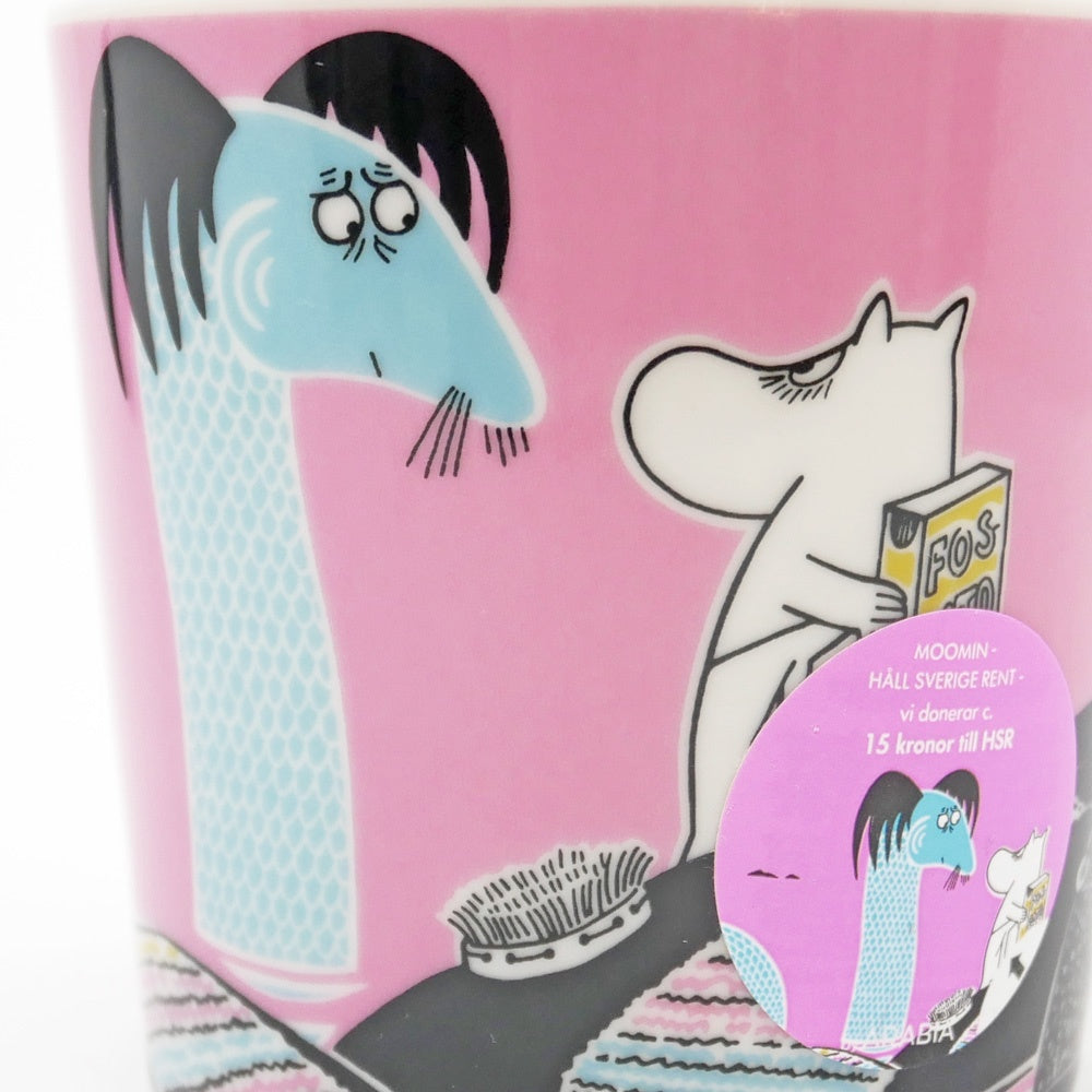 アラビア ARABIA ムーミンマグ MOOMIN キープウォータークリーン 2015年 スウェーデン限定 フィンランド 北欧食器 ●