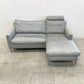 アイラーセン eilersen ストリームライン STREAMLINE カウチソファ ワイドタイプ 2P ＋ シェーズロング ＋ ヘッドレスト 生地 COTTON-30 参考価格約63万の品 #814-200 デンマーク アクタス ACTUS 取扱い 北欧家具 〓