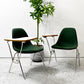 ハーマンミラー Herman Miller サイドシェルチェア セカンド 2nd ビンテージ アプホルスター スクールベース スタッキングベース 肘掛けテーブル付 イームズ ミッドセンチュリー E ●