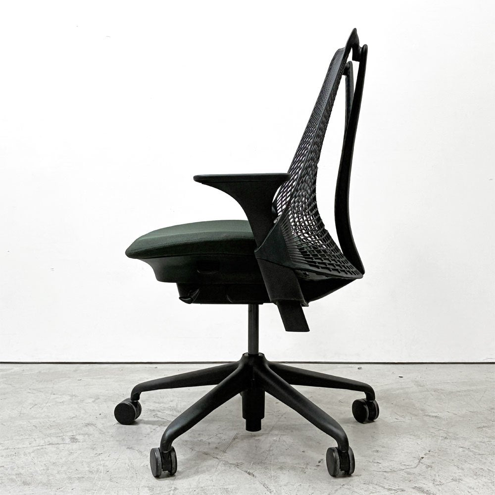 ハーマンミラー Herman Miller セイルチェア SAYL Chair デスクチェア 旧モデル イヴ・ベアール ブラック 2016年製 モダンデザイン ●