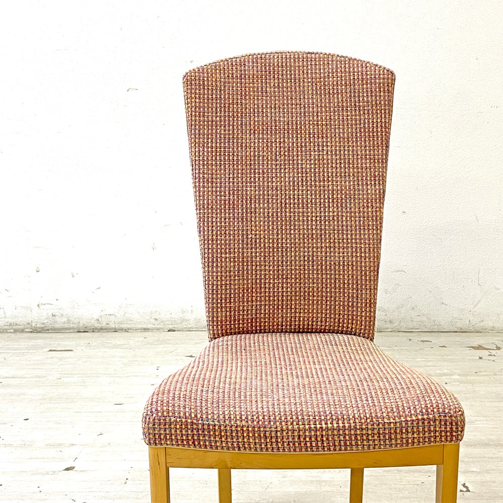 カリモク Karimoku CT7805 ダイニングチェア ハイバックチェア ファブリック張り オーク材 参考定価\76,000 ●