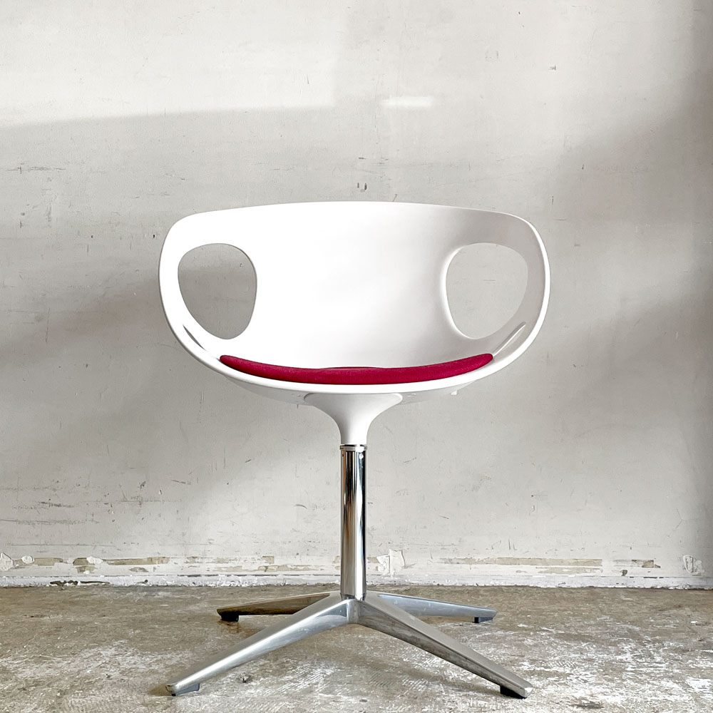 フリッツハンセン Fritz Hansen リンチェア RIN デスクチェア シートパッド付き 4スターペデスタルベース 回転ベース 紺野弘通 ■