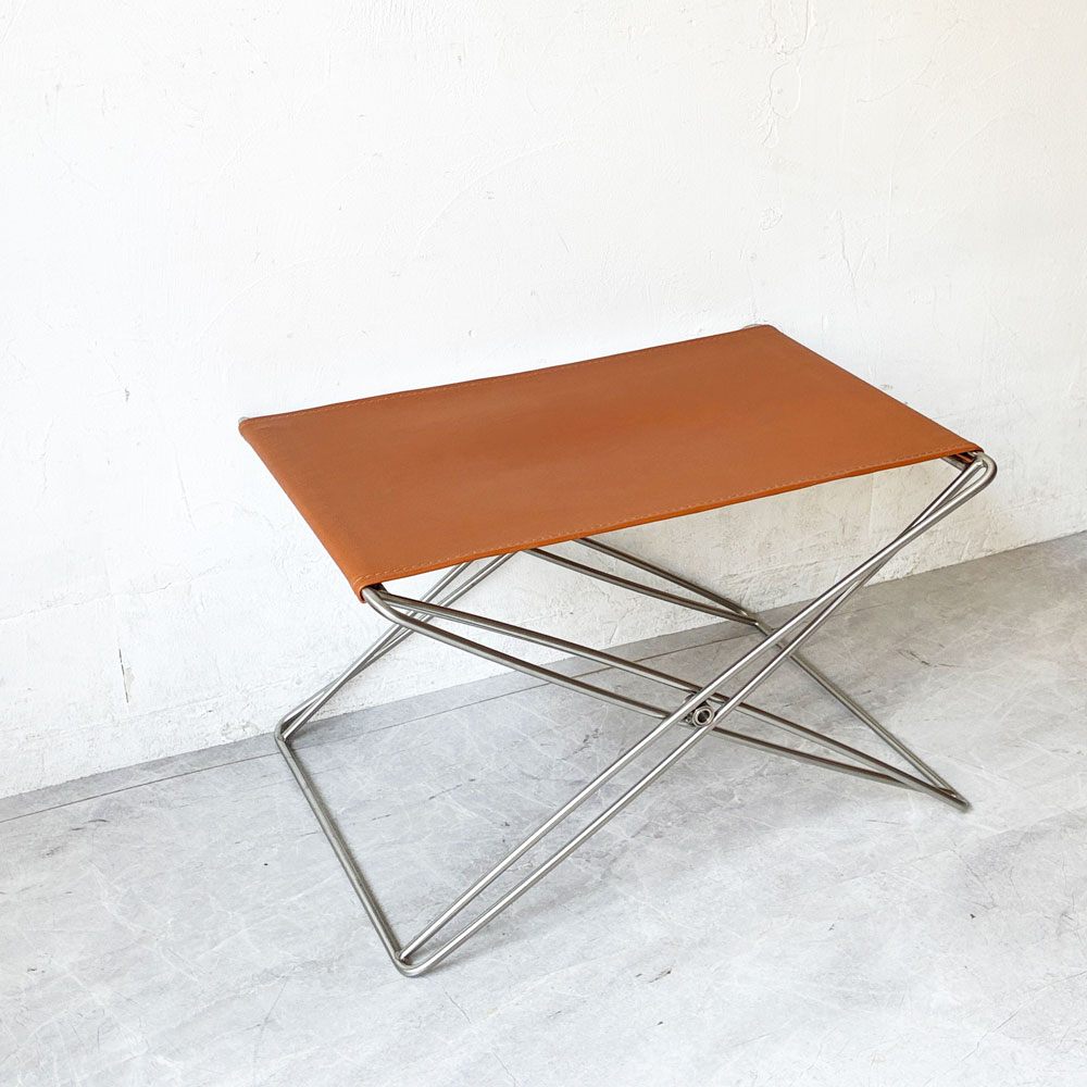 フレデリシア Fredericia ジェイジー フォールディングスツール JG Folding Stool コニャック レザー 折りたたみ デンマーク 北欧家具 ★