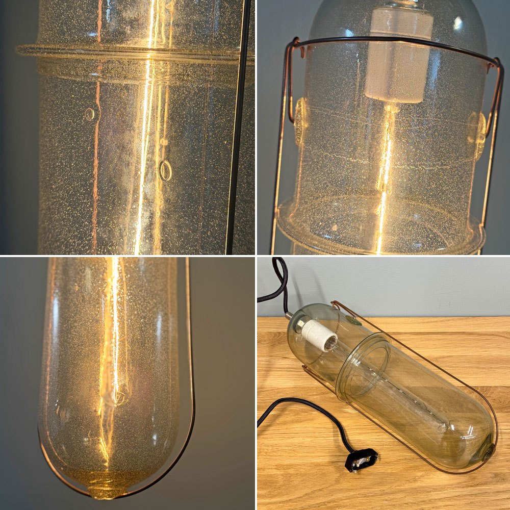 ピーターアイビー PETER IVY ライトカプセル L LIGHT CAPSULE ペンダントライト 流動研究所 ガラス作家 定価￥250,000- ◎