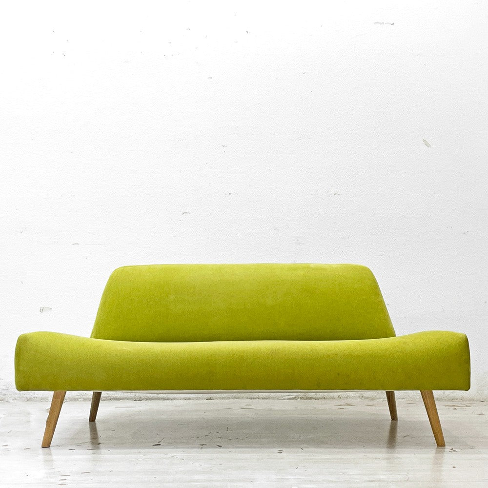 イデー IDEE アーオ ソファ AO SOFA 2シーター 2人掛け グリーン ファブリック W140cm 岡嶌要 ●