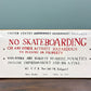 トムサックス TOM SACHS スケートボード デッキ No Skateboarding インテリア オブジェ 8.4インチ 未使用品 ◎
