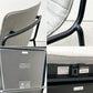 コクヨ KOKUYO オフセットフレームチェア offset frame chair オフィスチェア スタッキングチェア 4本脚 ファブリックシート スカイグレー キャスター C ●