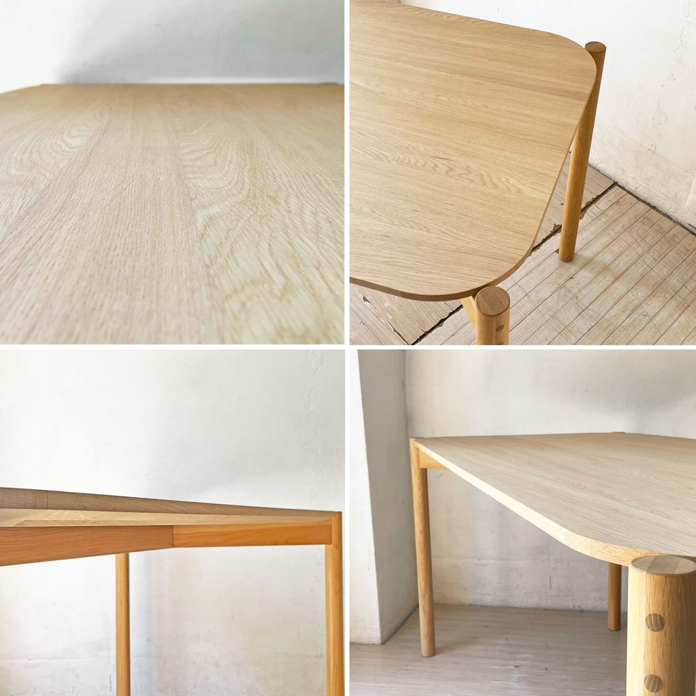 カリモクニュースタンダード Karimoku キャストール ダイニングテーブル CASTOR TABLE 150 国産ナラ材 ピュアオークカラー 定価￥145,200- 美品 ★