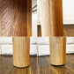 無印良品 MUJI ダイニングテーブル オーク材 無垢集成材 丸脚 W140cm ナチュラルデザイン 廃番 ◎