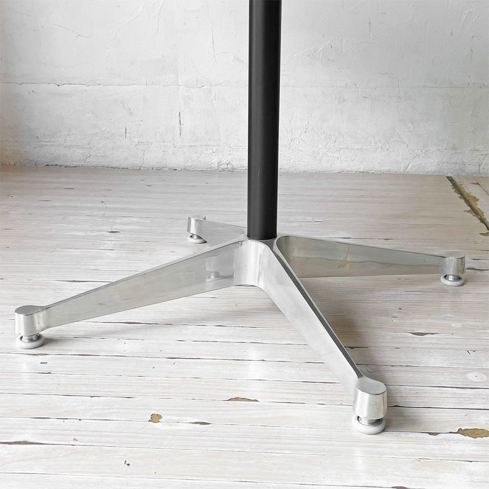 ハーマンミラー Herman Miller コントラクトテーブル Contract table ラウンド ホワイト Φ106cm C&R イームズ ミッドセンチュリー ★