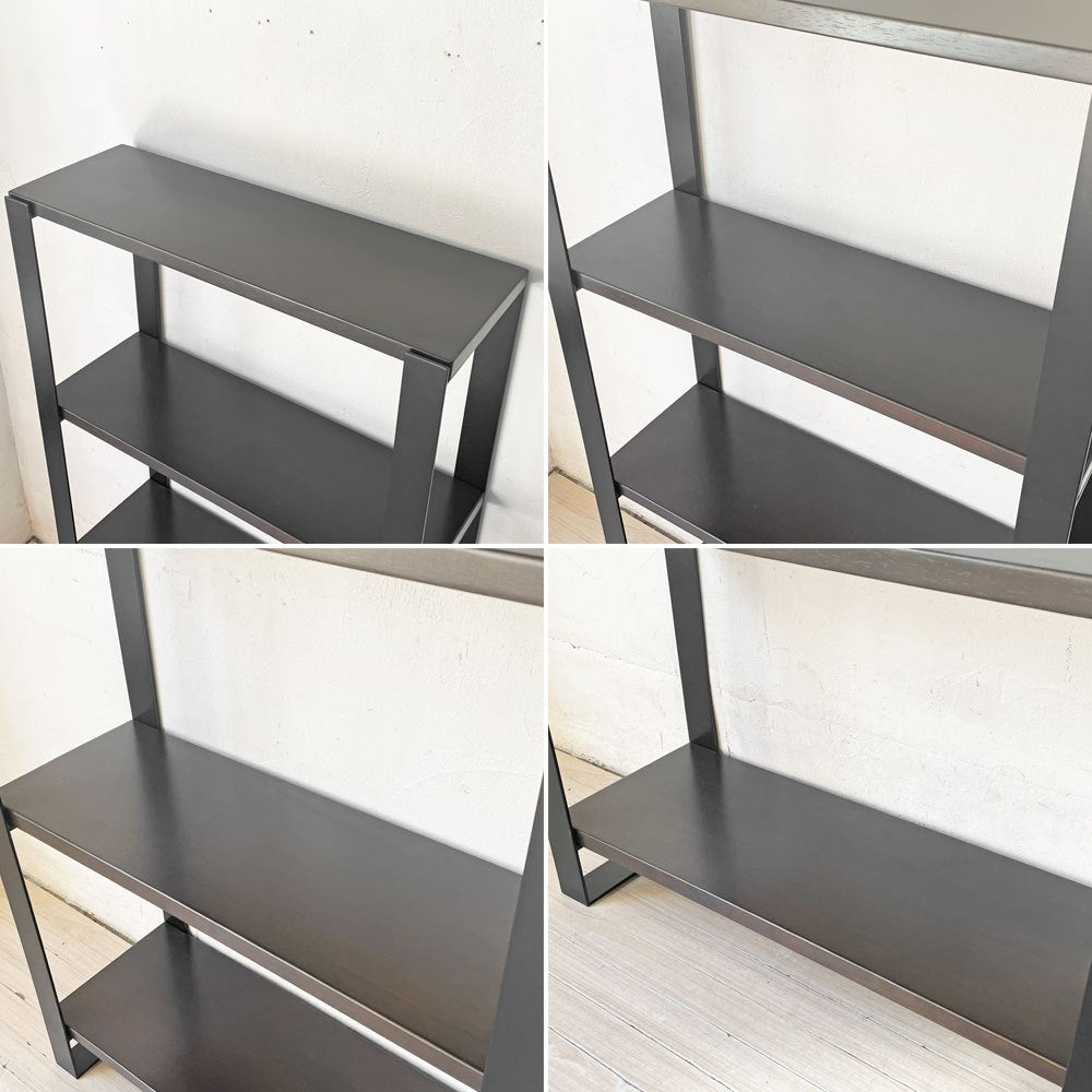 かなでもの KANADEMONO ザ・シェルフ THE SHELF ラバーウッド ブラックブラウン W70cm 参考定価￥59,800- ★