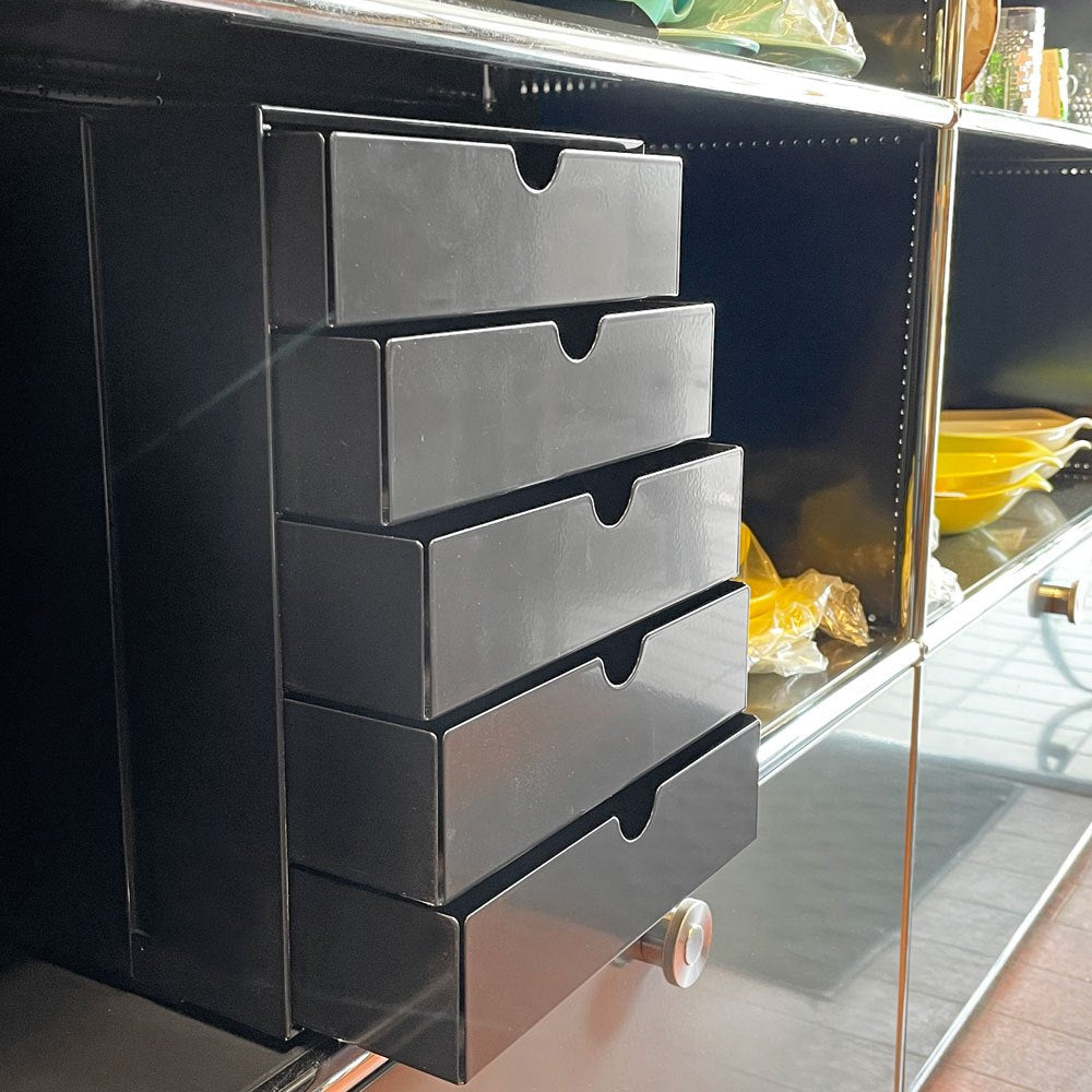 ユーエスエムハラー USM Haller モジュラーファニチャー Modular Furniture ハラーシステム イノス inos レターケース ５段 ◇