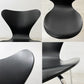 フリッツハンセン Fritz Hansen セブンチェア ダイニングチェア カラードアッシュ ブラック アルネ・ヤコブセン 北欧 デンマーク 定価75,680円 美品 A ●