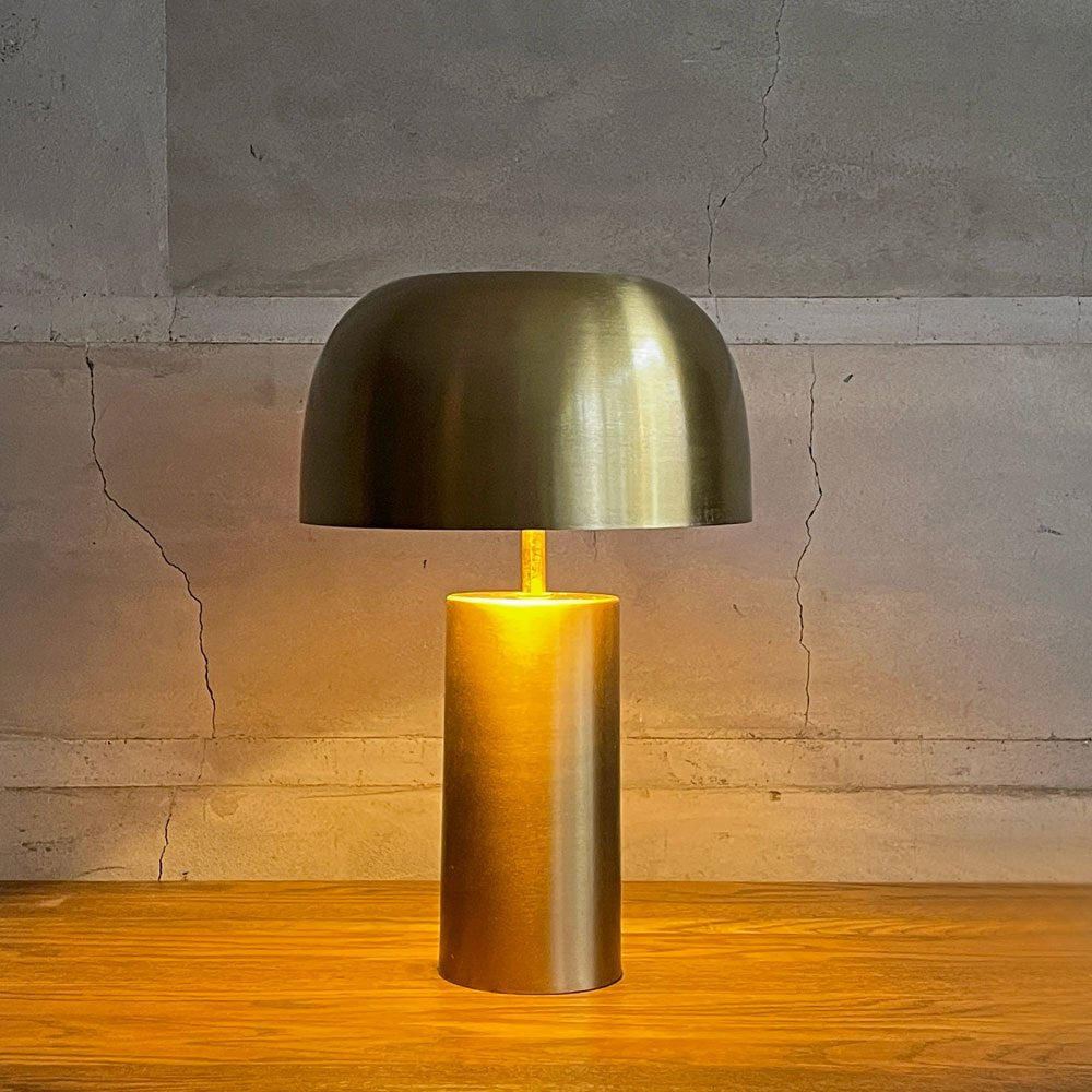 カレ KARE ラウンジ ゴールド Loungy Gold テーブルランプ Table Lamp スチール 真鍮 廃番 ドイツ ♪