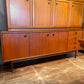 パーカーファニチャー Parker Furniture ノルディックコレクション Nordic Collection キャッツアイ Cats Eyes チーク材 サイドボード 3ドア 4ドロワー 1960年代 オーストラリア ヴィンテージ 廃番♪