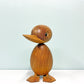 アーキテクトメイド Architectmade ダック Duck チーク無垢材 オブジェ H18cm ハンス・ボーリン Hans Bolling デンマーク 北欧雑貨 定価￥32,450- ◎
