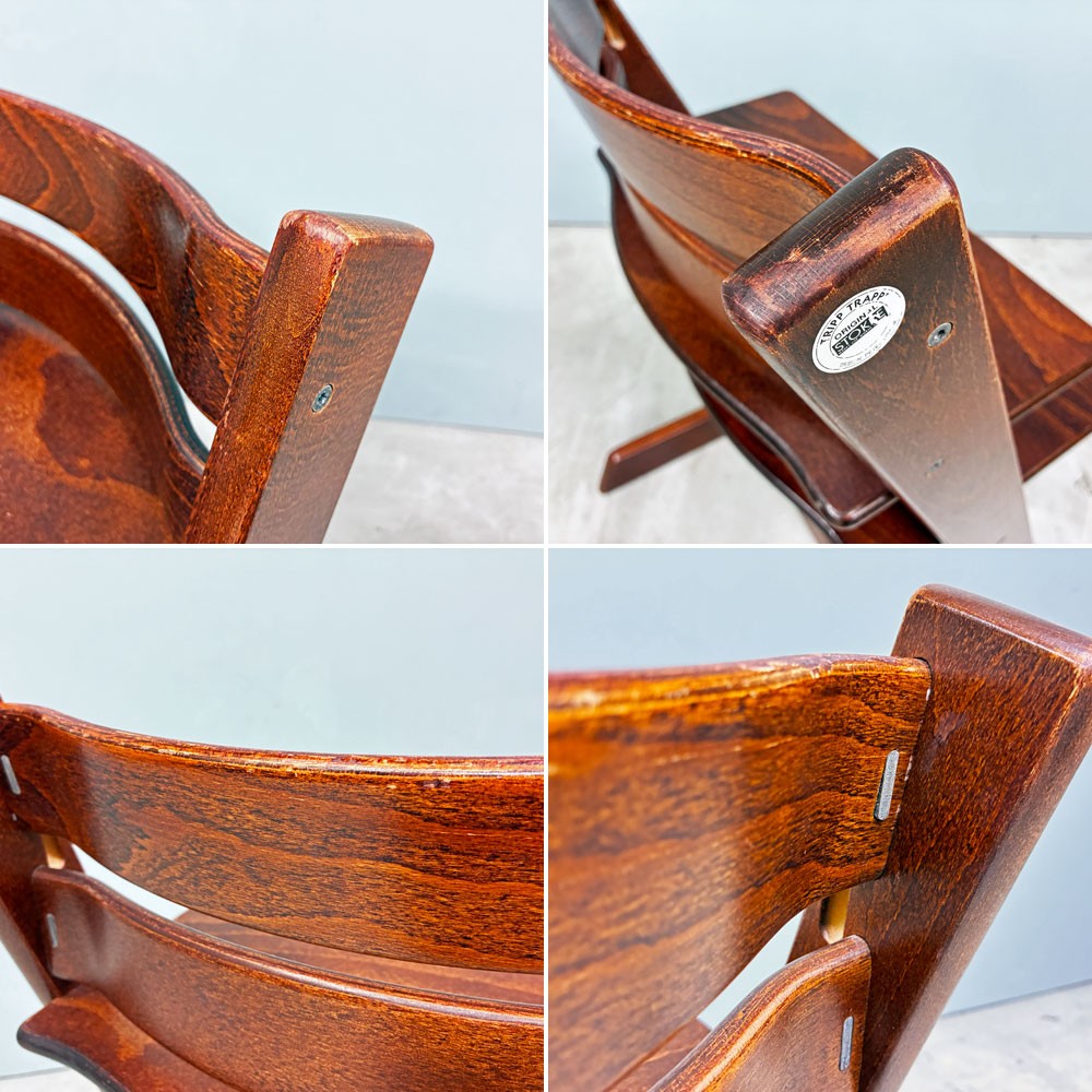 ストッケ STOKKE トリップトラップ TRIPP TRAPP ベビーチェア キッズチェア ブラウン S/N無し ノルウェー 北欧家具 ◎