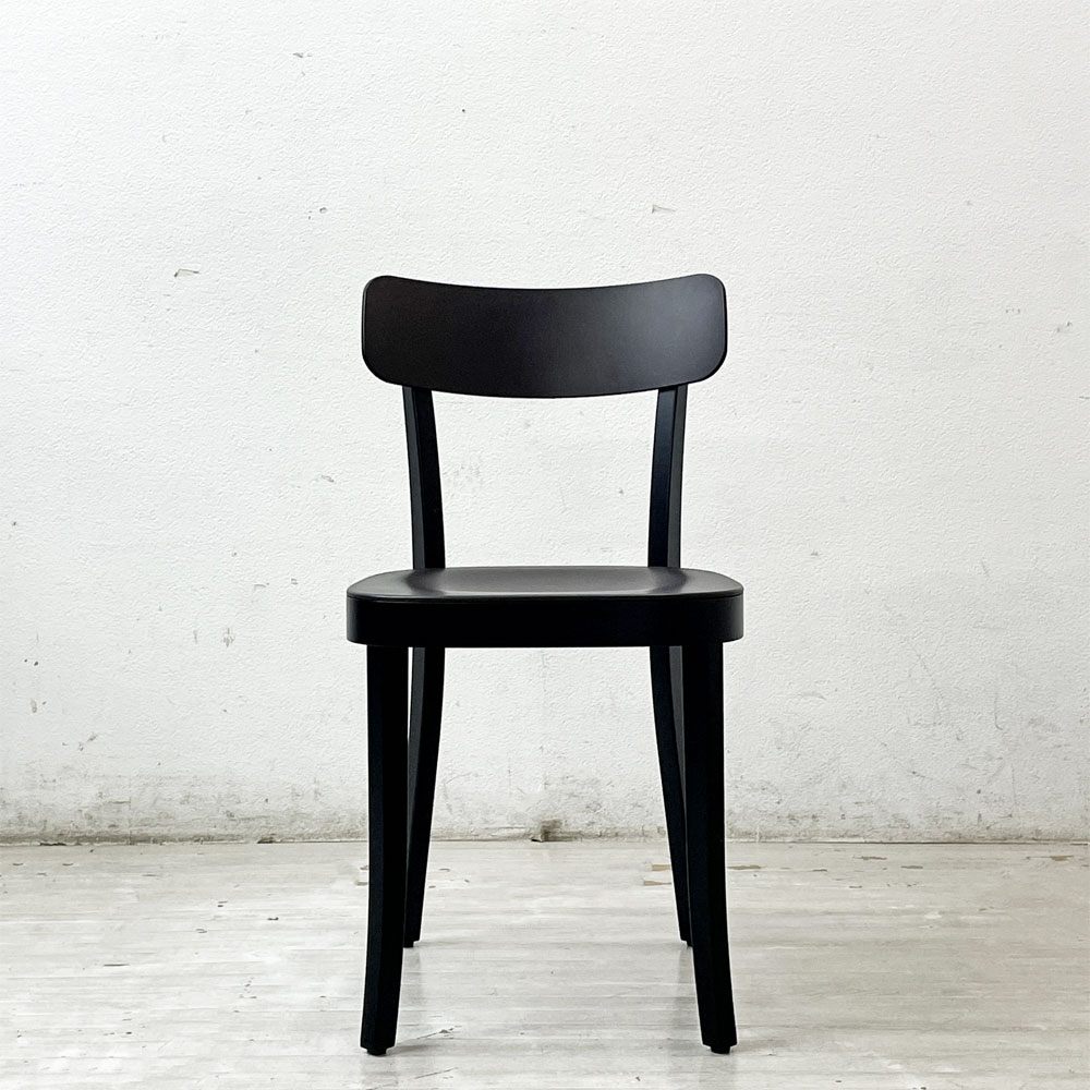 ヴィトラ vitra バーゼルチェア Basel ダイニングチェア ASAプラスチック ビーチ材 ダークブラウン × ブラック ジャスパー・モリソン ●