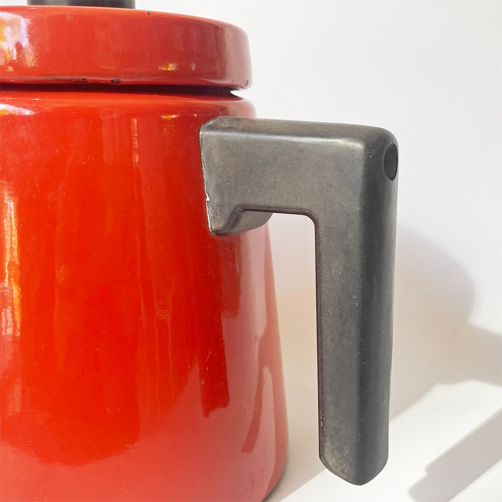 フィネル FINEL ペフトーリ Pehtoori エナメルコーヒーポット レッド Lサイズ 1.5L アンティ・ヌルメスニエミ フィンランド 北欧ビンテージ ★