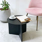 ヘイ HAY スリットテーブル ラウンド SLIT TABLE ROUND Φ45cm サイドテーブル スチール ブラック 北欧 デンマーク モダン ●
