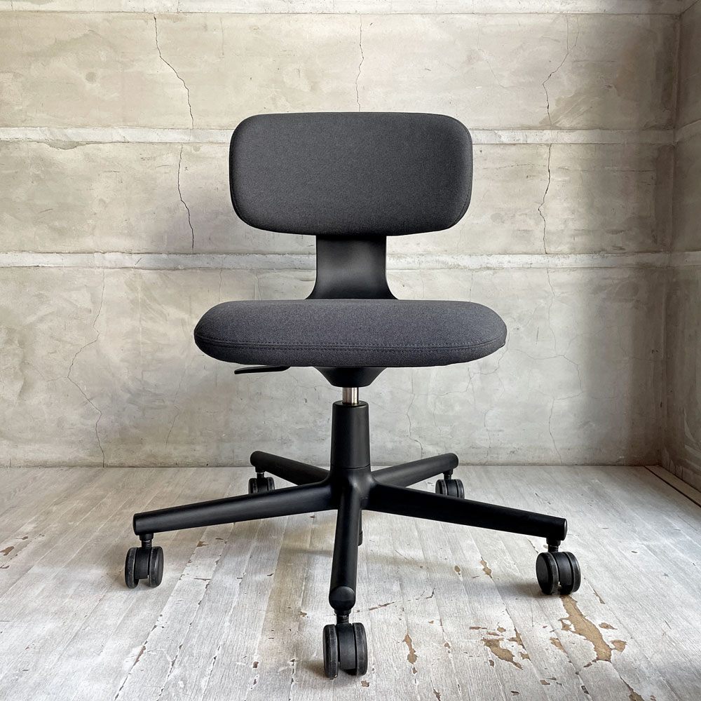 ヴィトラ vitra ルーキー Rookie デスクチェア キャスターチェア コンスタンチン・グルチッチ ブラック系 ファブリック 定価￥78,100- ♪